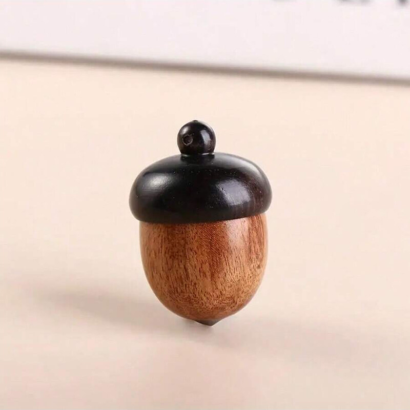 Ebony Acorn Can Unscrew Hazelnut DIY Accessories