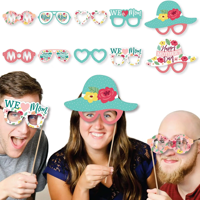 Festive party item-Mother's Day photo booth props