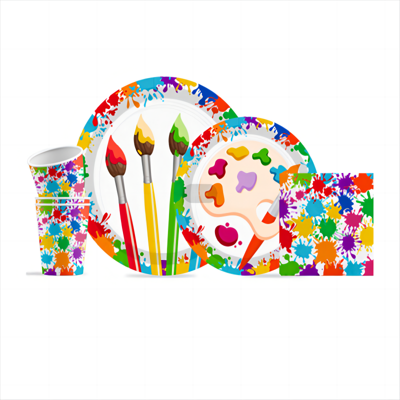 Party paper tableware set