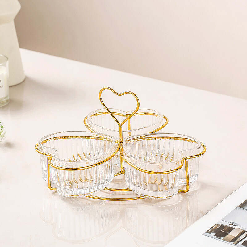 snack bowl, snack bowl set glass, snacks serving set