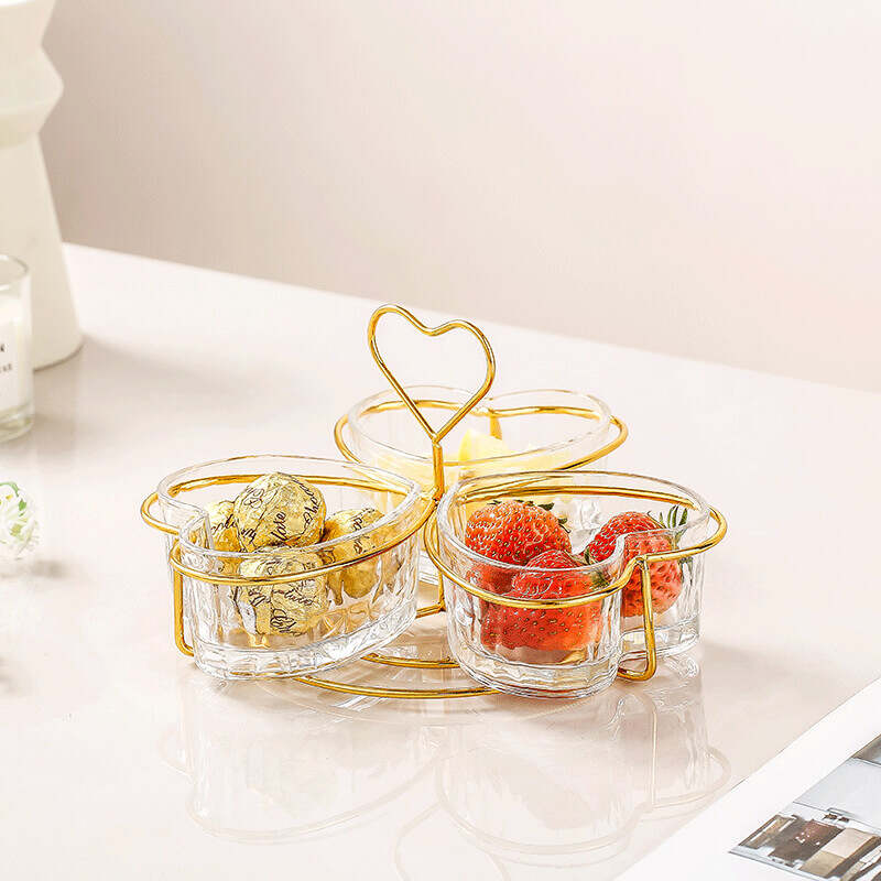 snack bowl, snack bowl set glass, snacks serving set