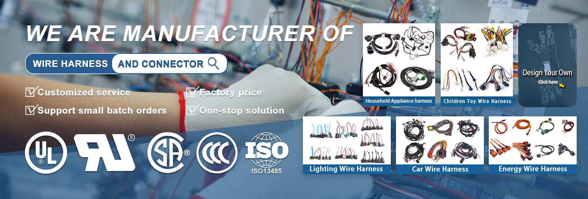 Custom Wire harness and cable assemblies manufacturer OEM-Bodio