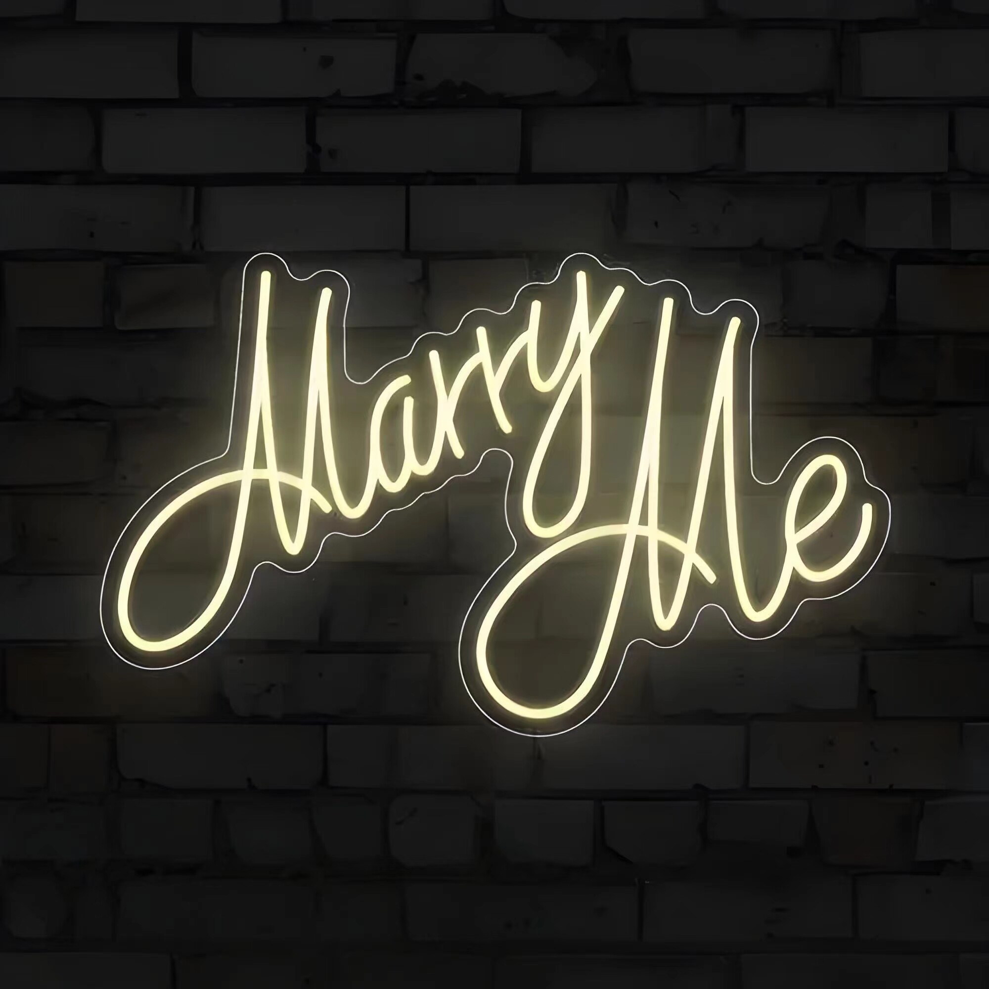 MARRY ME indoor and outdoor custom advertising neon sign