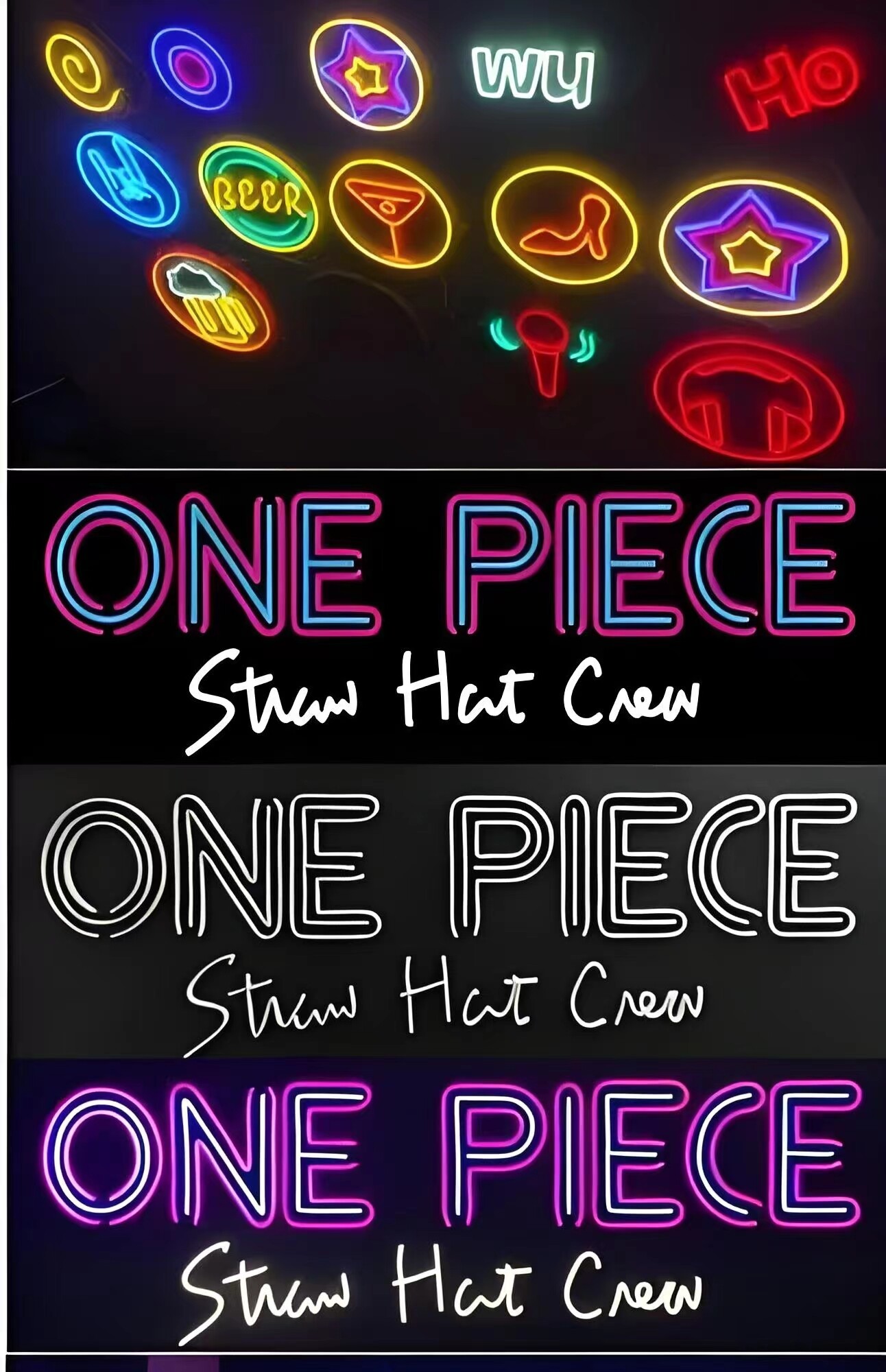 Acrylic neon sign