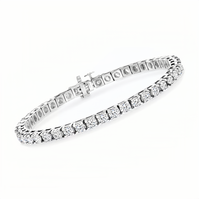 7.00 ct. t.w. Diamond Tennis Bracelet in 14kt White Gold