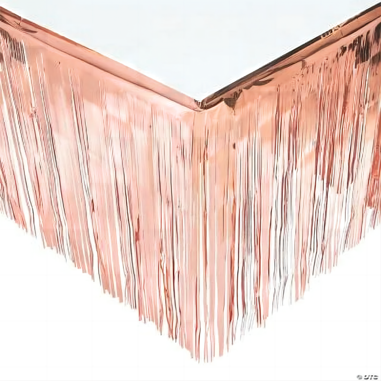 Way foil table skirt - Rose gold