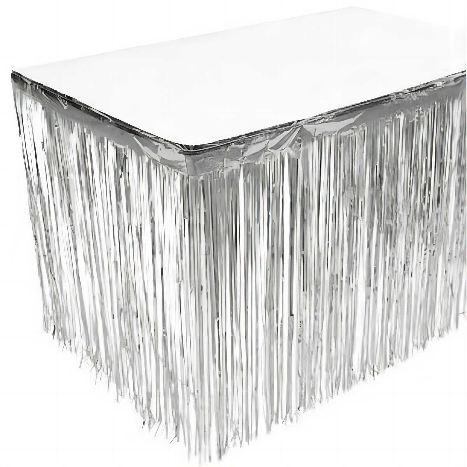 Way foil table skirt - Silver