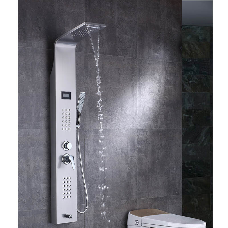 Hot Sell Bathroom Wall Mounted Stainless Steel Waterfall Shower Panels