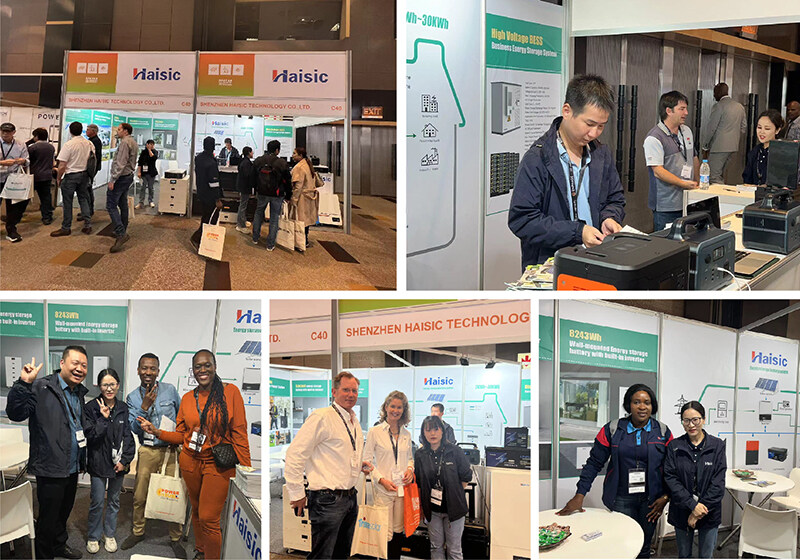 Haisic debuts at The Solar Show Africa 2023 with home energy storage systems, portable power station and other products