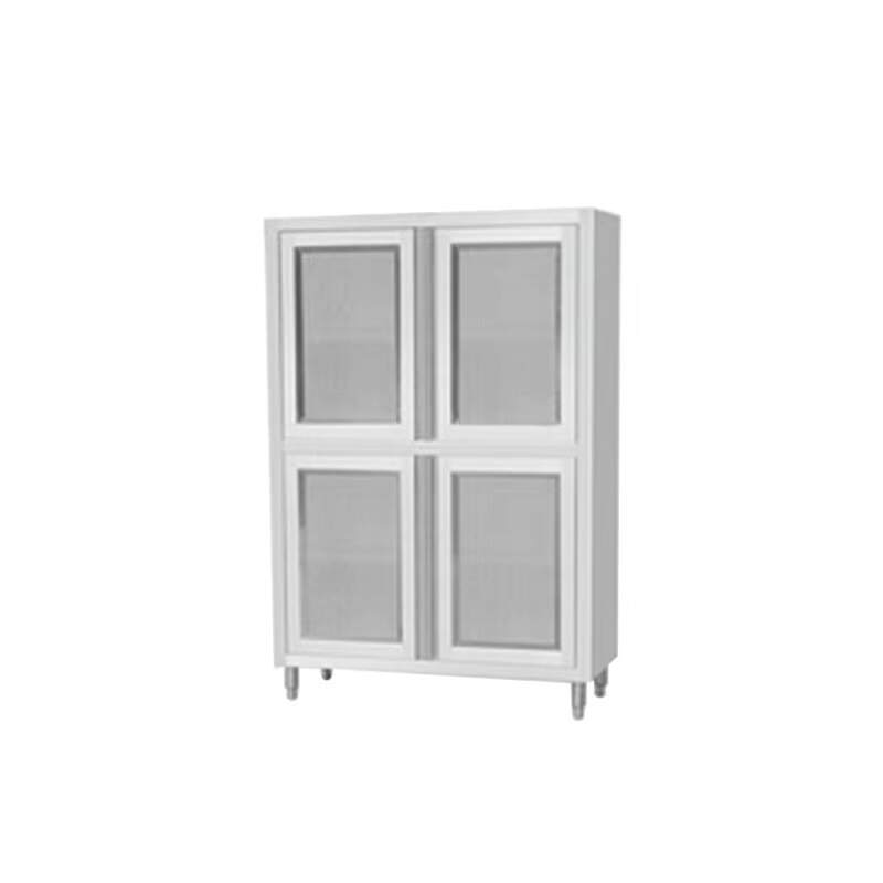 High Quality Stainless Steel Four-Door Mesh Storage Sliding Door Cabinet