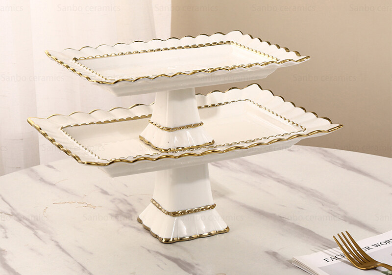 How to Customize A Bulk Order of Ceramic Cake Stands