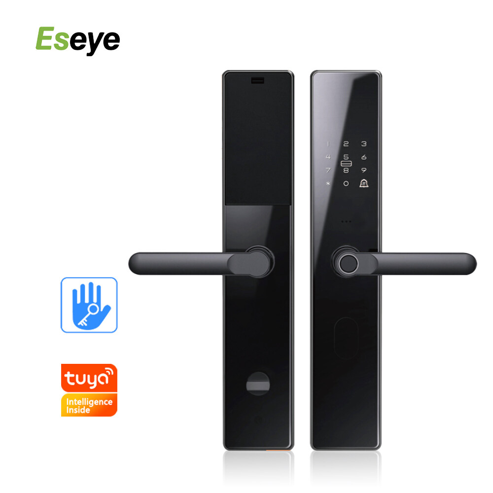 Nhà sản xuất màn hình vô cảm không khóa ứng dụng điện tuya Ứng dụng WiFi Gate khóa thông minh khóa cửa