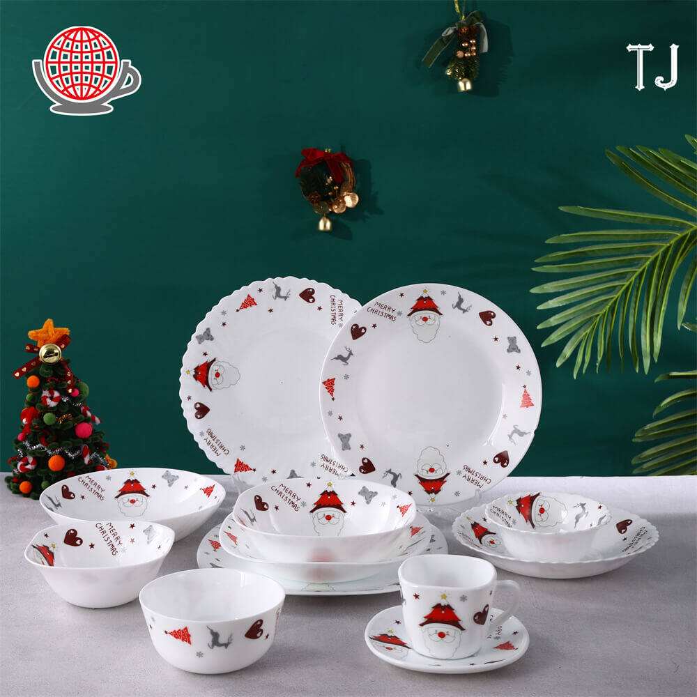 opal glass dinner set, christmas dinnerware sets, modern dishware