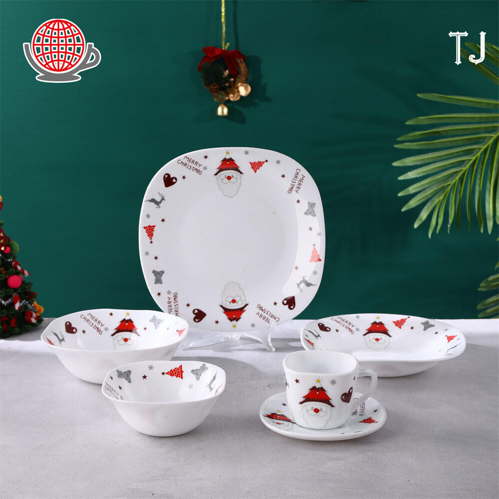 opal glass dinner set, christmas dinnerware sets, modern dishware