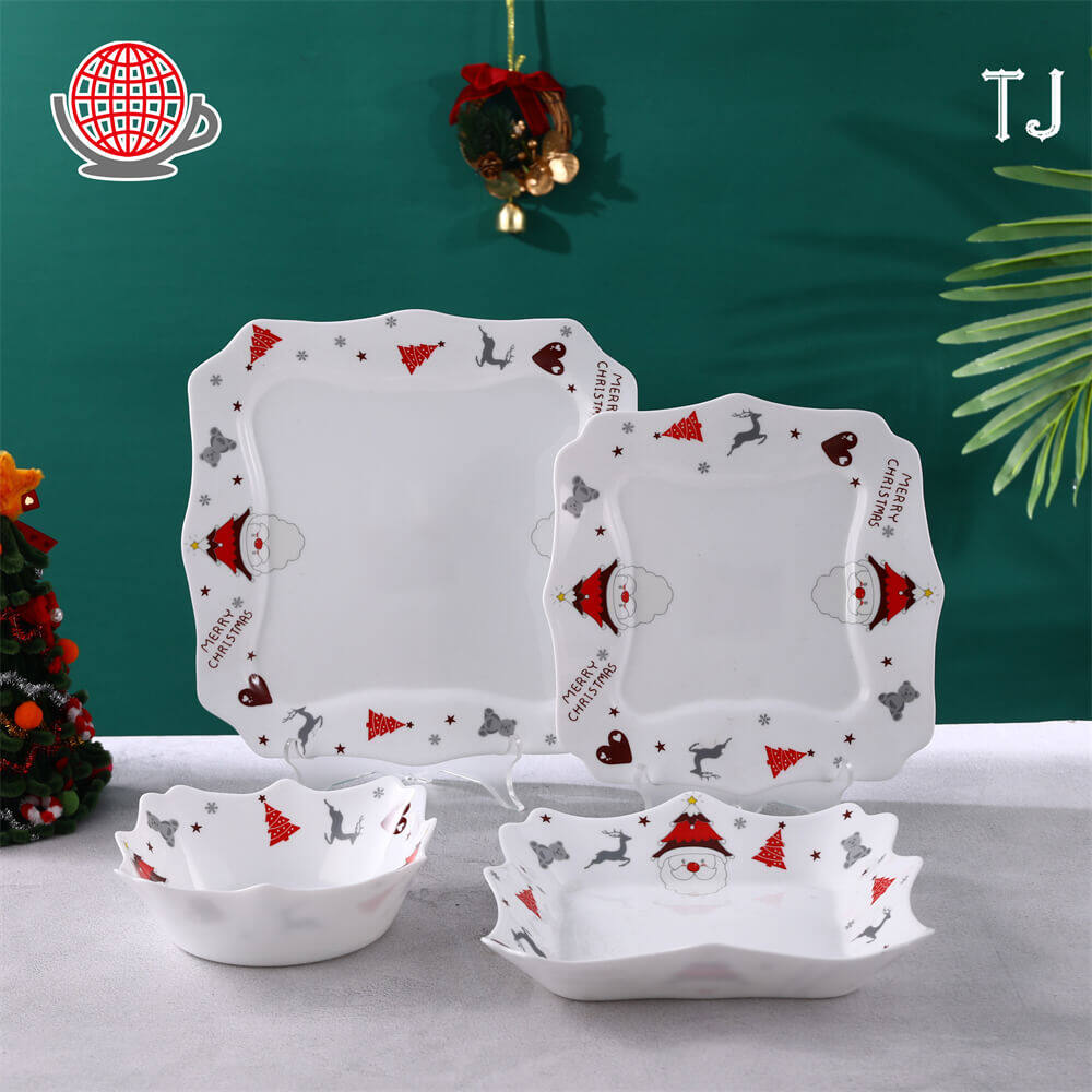 opal glass dinner set, christmas dinnerware sets, modern dishware