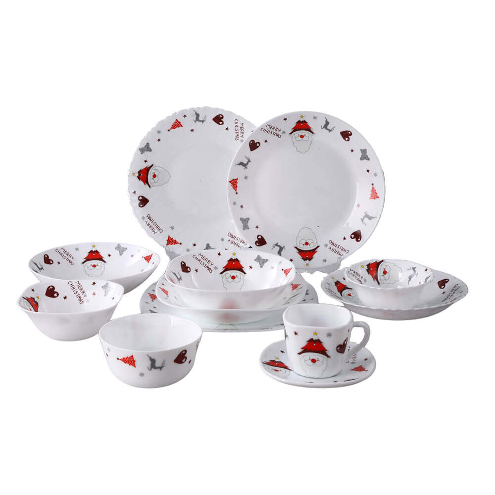 Factory Direct Christmas Dinnerware Set Opal Glass