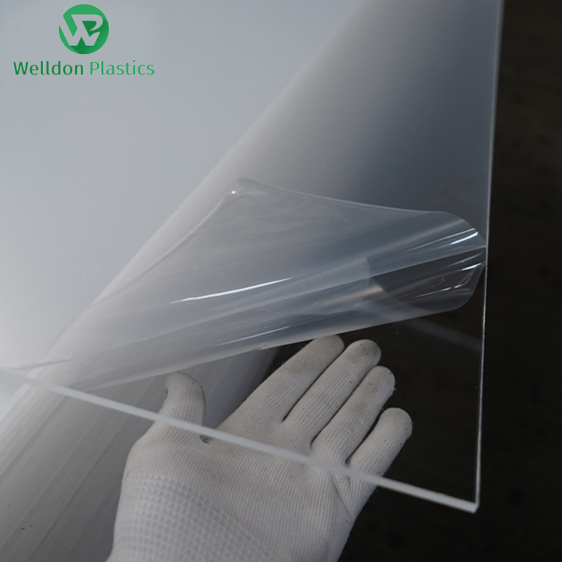 Welldon PE Film Clear Acrylic Sheet Quality Plexi Glass Manufacturer