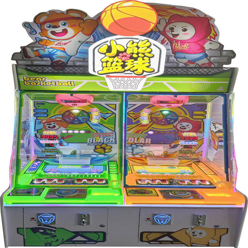 Little Bear Basketball Amusement Center Ball Shooting Machine