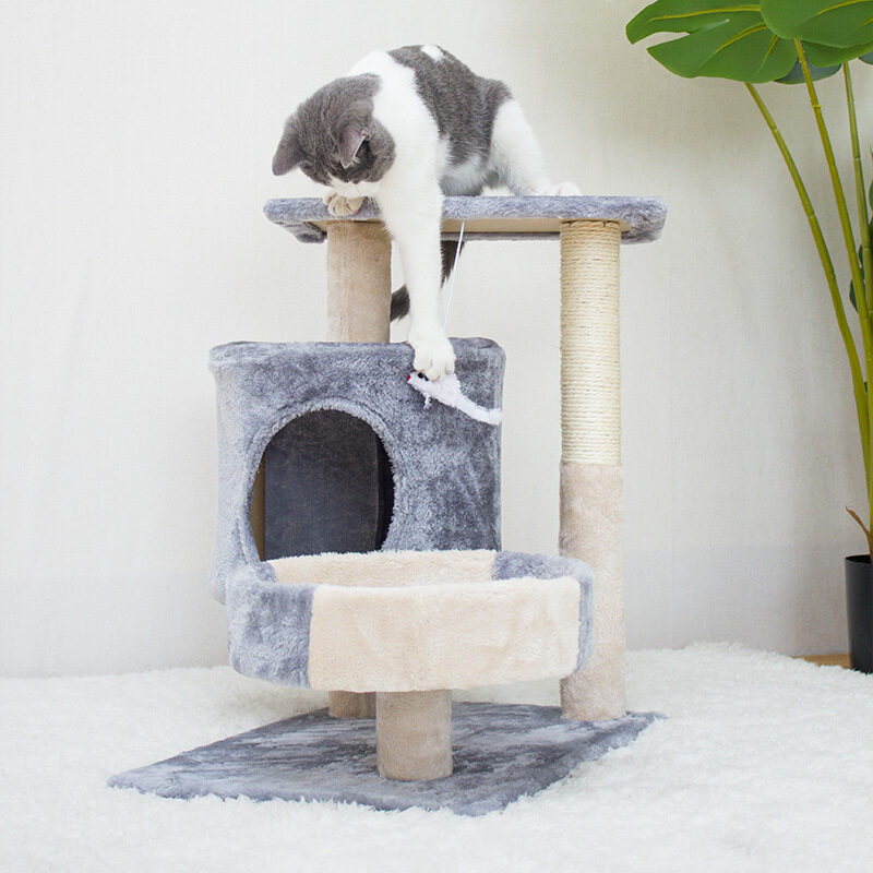 Cat scratching post, cat tree, pet cat toy