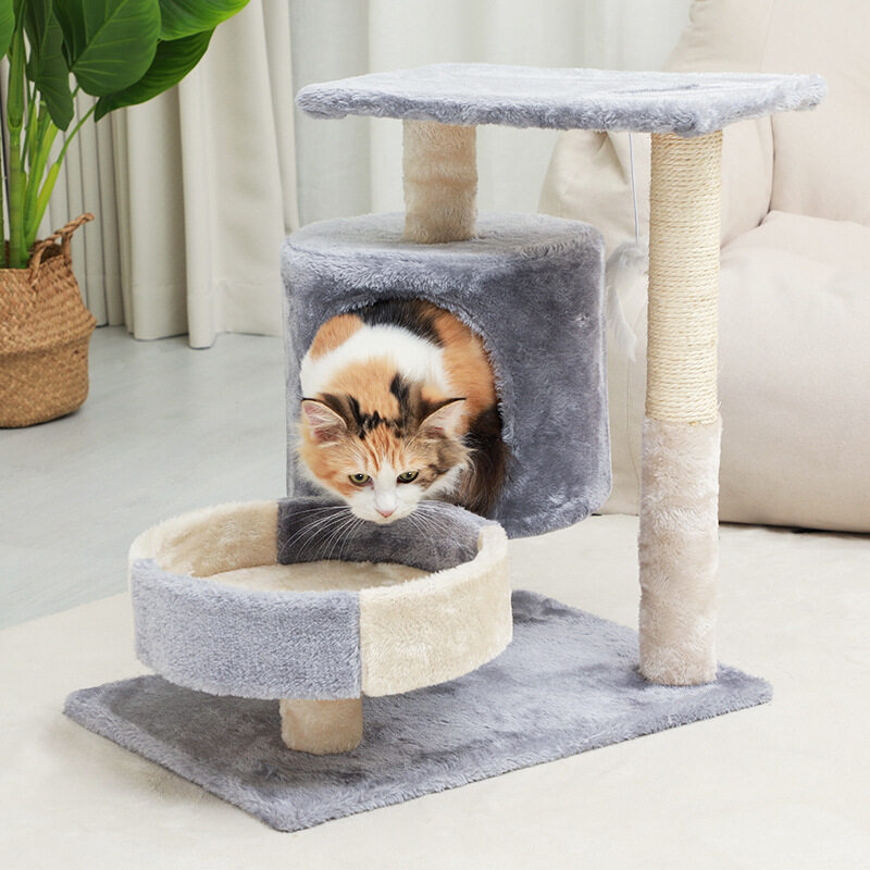 Cat scratching post, cat tree, pet cat toy