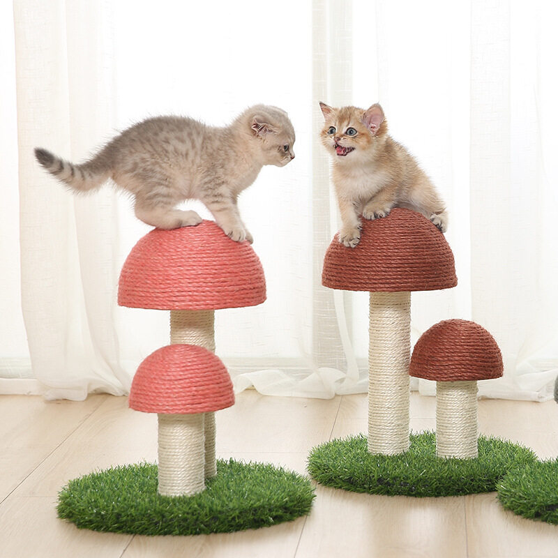 Durable Mushroom Cat Climbing Post