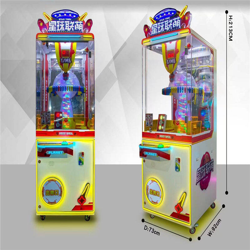 Alliance of Planets Clip Gift Coin Operated Vending Game Machine