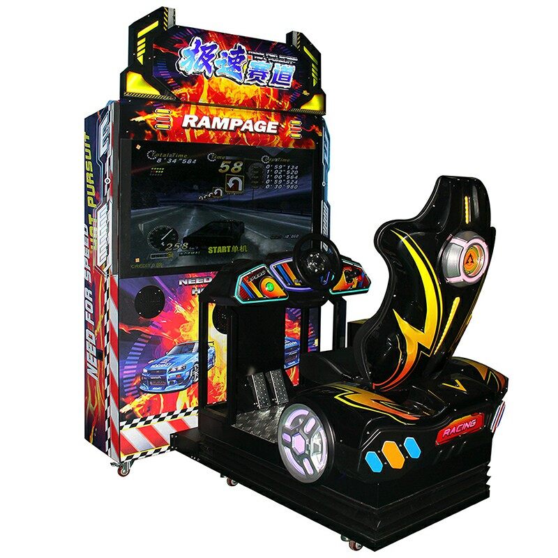 Speed Track Racing Challenge Arcade Simulator Game Machine