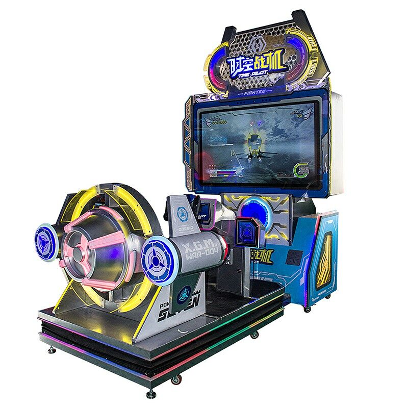 Space-time Fighter A Simulated Airplane Shooting Arcade Game Machine