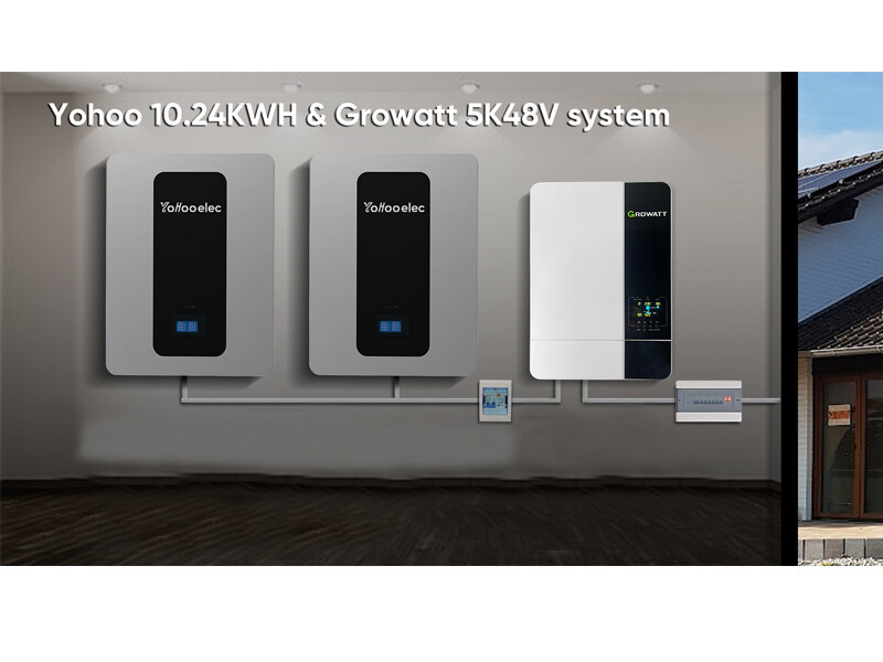 Embracing Sustainable Energy with the Yohoo Elec 10.24KWH Battery & Growatt 5K48V Solar Inverter System