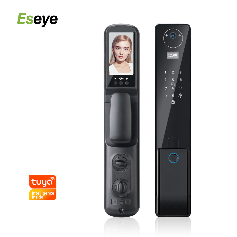 Eseye Tuya Smart Wi -Fi Digital Door Bocd Card Card Card смартфон разблокировать отпечаток пальцев сцены сцены Smart Door Lock для Smart Home