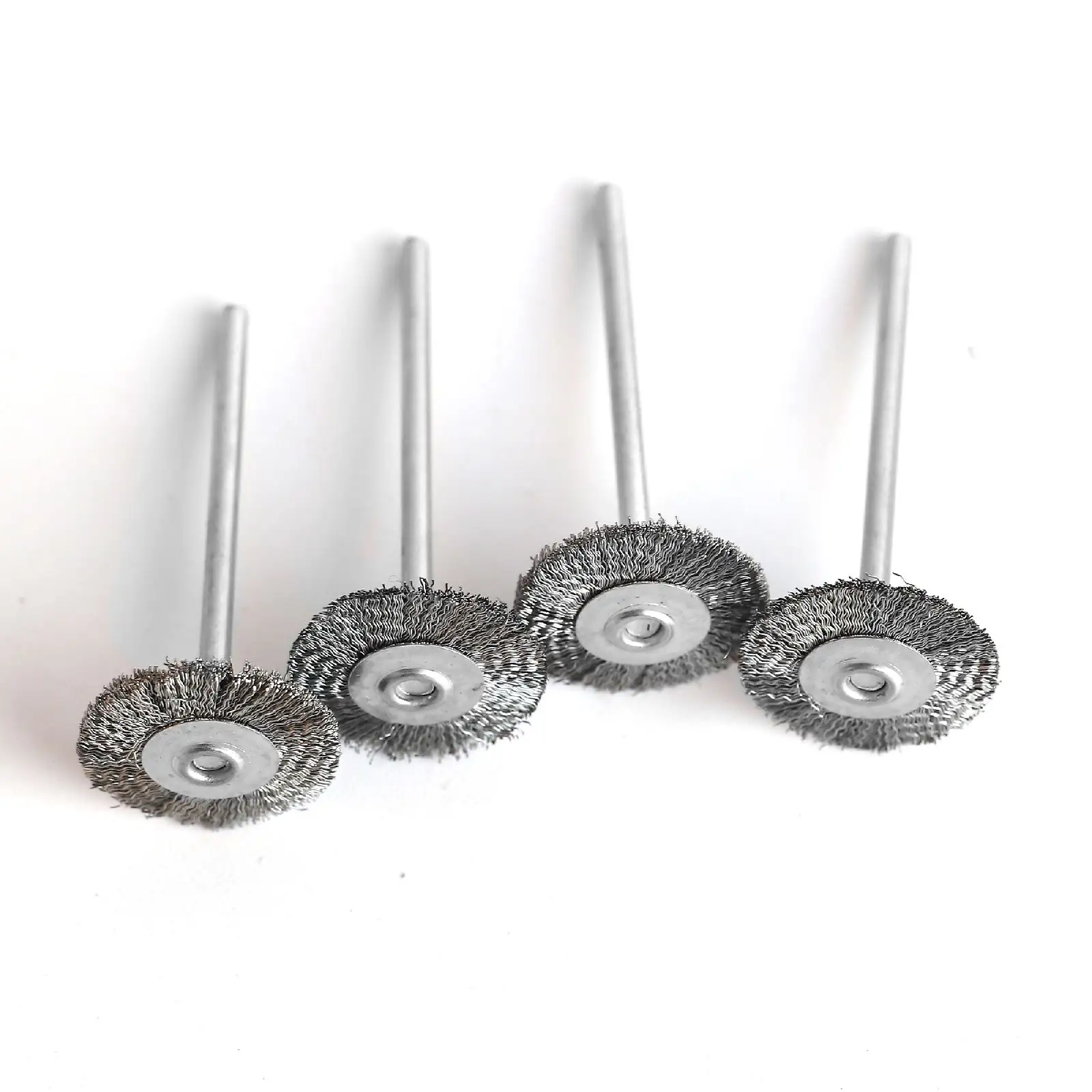 flat round stainless steel nail  brush