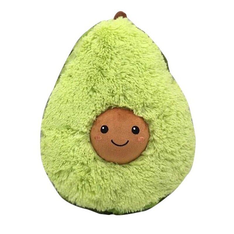 Furry Avocado Stuffed Toy for Ages 1 and Up