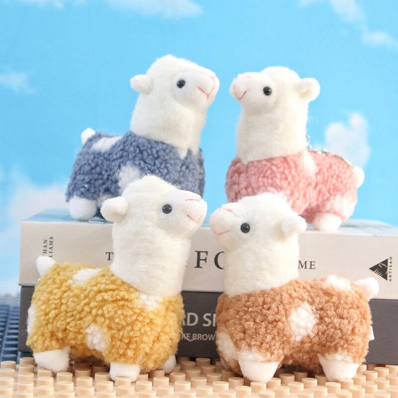 Cute Fluffy Alpaca Key Chains