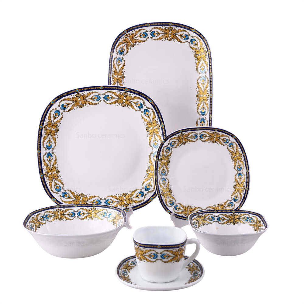 7 Pieces Opal Glass Western Dinnerware Wholesale