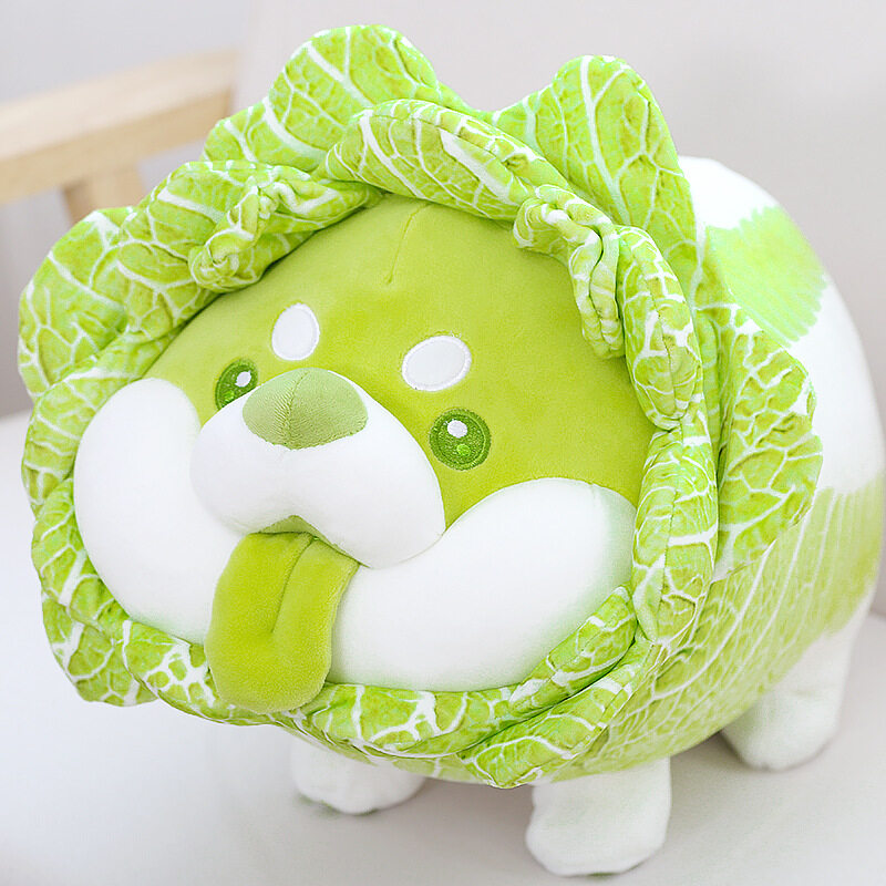 Adorable Cabbage Dog Stuffed Plushie