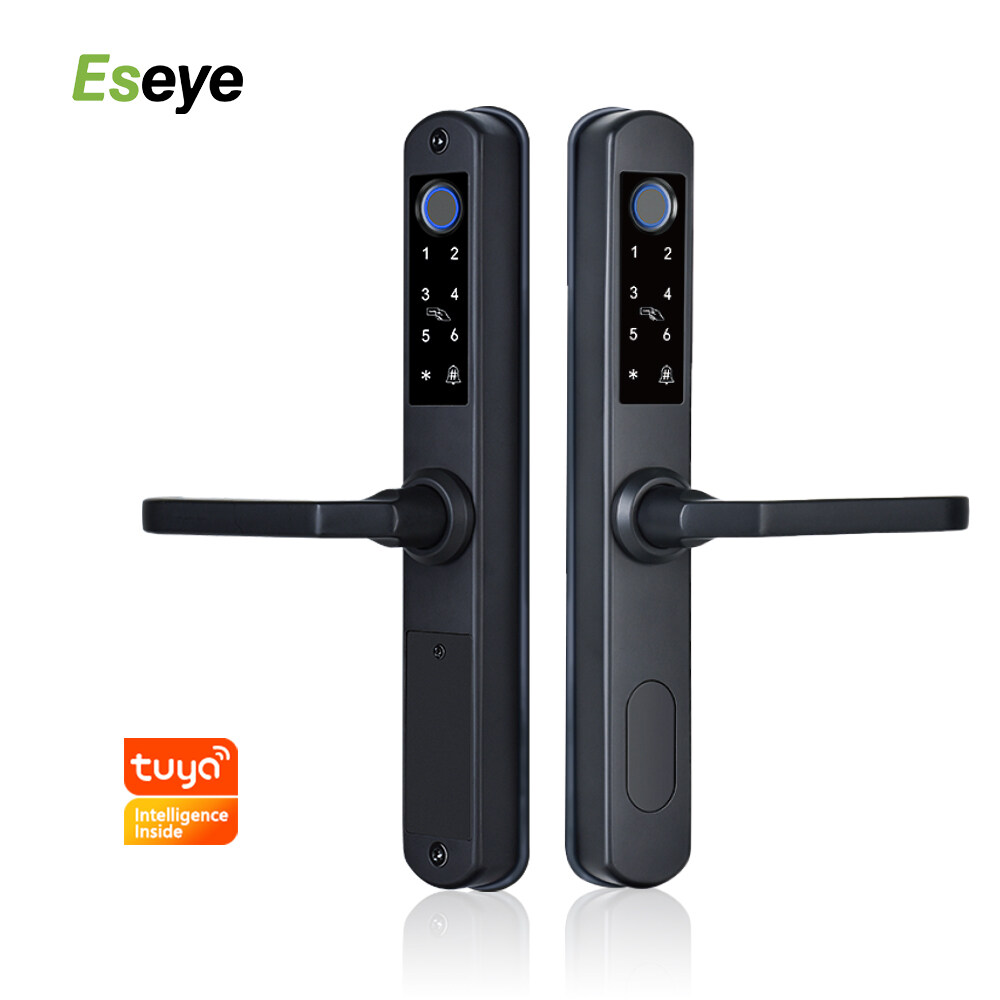 2023 Новый продукт Eseye Tuya Smart Door Lock для алюминиевой раздвижной дверной замок