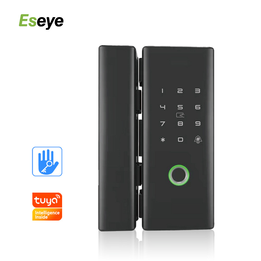 Glass Door Smart Intelligent Lock With APP/Password/Fingerprint/IC Card/Remote Control Unlock For Wholesale