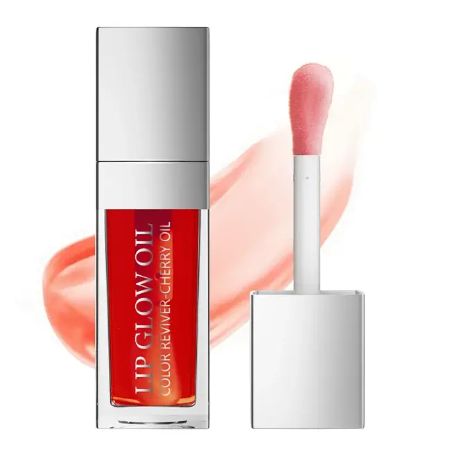 Plumping Lip Oil Hydrating Gloss Transparent Lip Care Big Brush Head Glitter Shine Long Lasting Nourishing Fresh Lip Balm