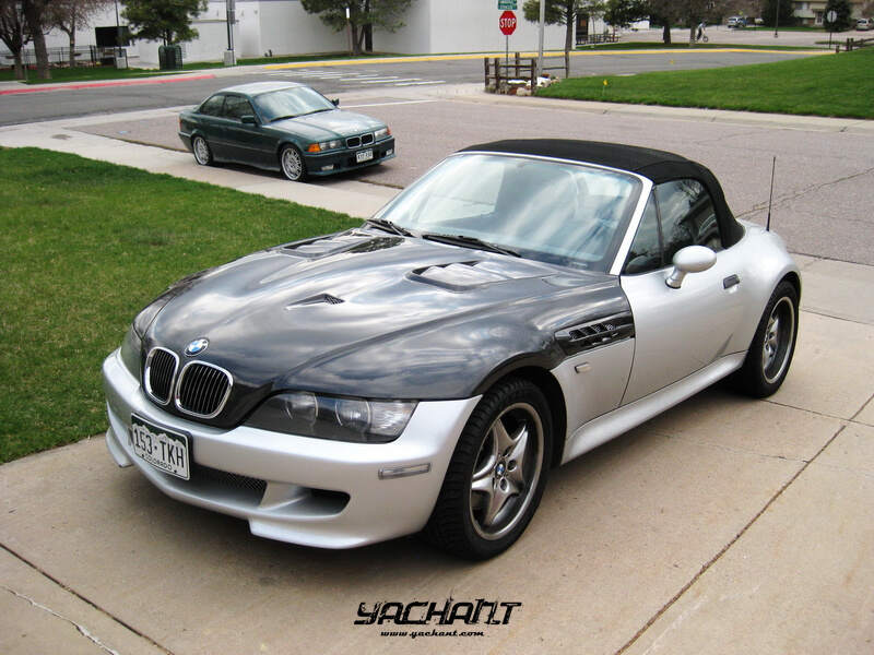 YCBM60028CF 1996-2002 BMW Z3 E36-7 Roadster E368 Coupe M-Tech Style Hood Bonnet CF (100).JPG