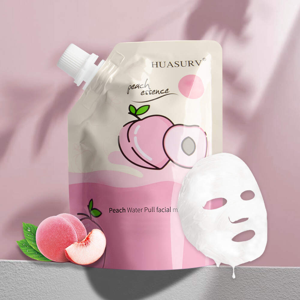 Peach Tearing Facial Mask