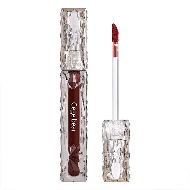 HUASURV crystal diamond tube matte lip gloss