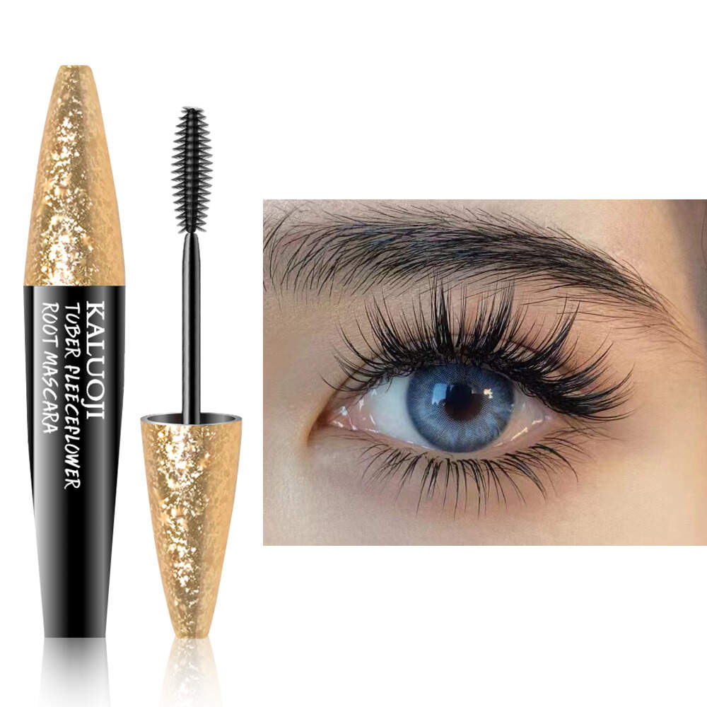 Waterproof Lengthening Thick Curling Mascara No Fading 24 Hours Lasting Moisturizer 4D Mascara Cosmetic