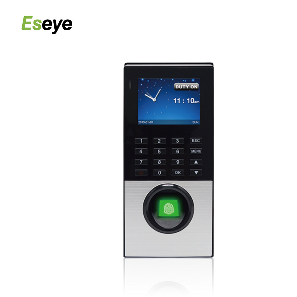 Eseye Door访问控制色屏幕指纹时间记录WiFi Wiegand生物识别访问控制器