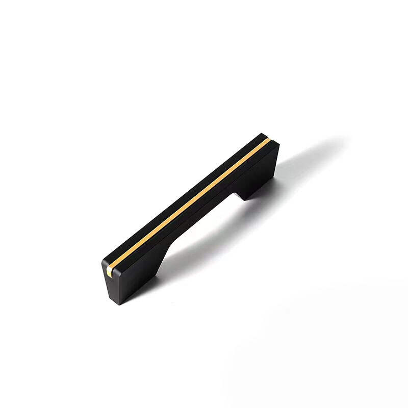 solid black gold modern European style handle