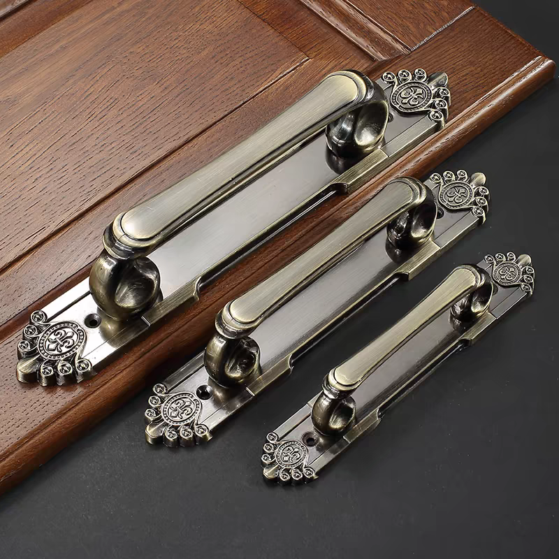 European style retro sliding door handle