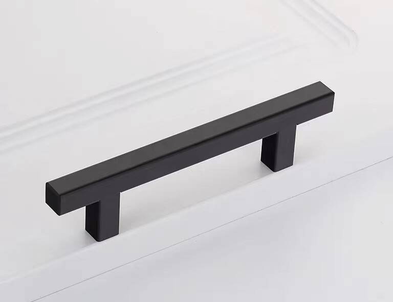 Light luxury and minimalist black cabinet handle