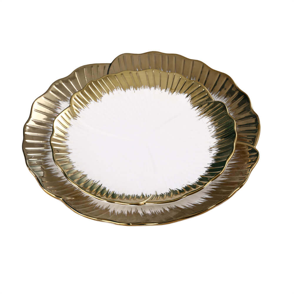 Best Everyday Dishware Gold Ginkgo Leaf Design Of 2024