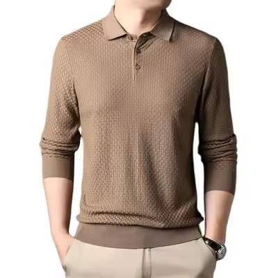 Men's Sweater Polo Shirts