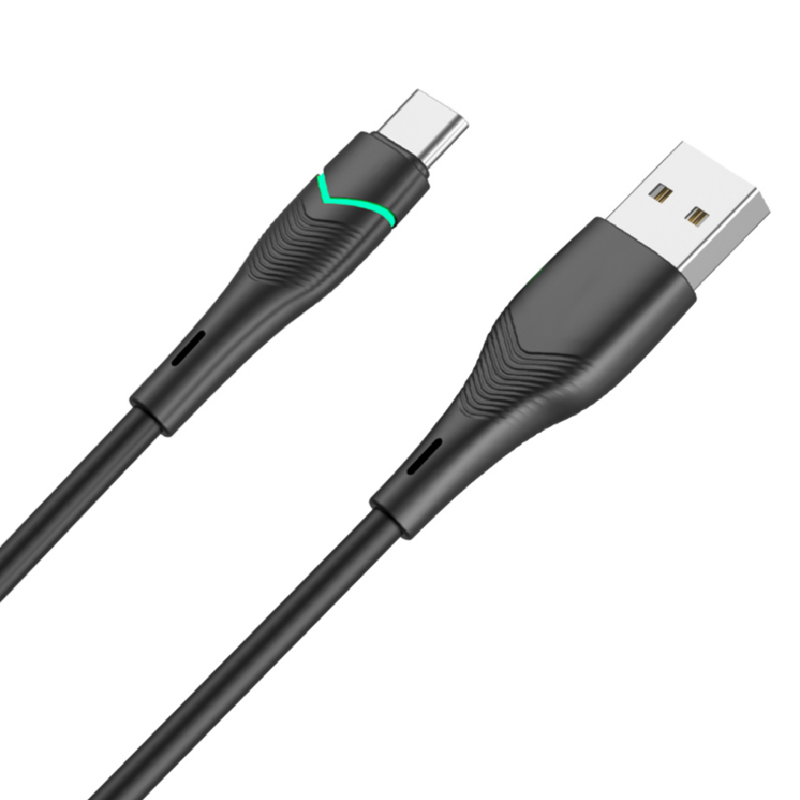 JCX-73 Colorful variable light charging cable  USB-LIGHTNING/MICRO/TYPE-C