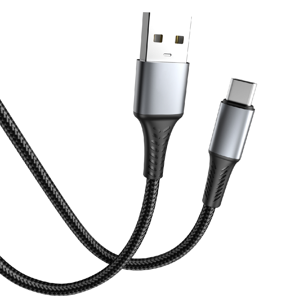JCX-45 CB188Aluminum alloy braided data cable USB-LIGHTNING/MICRO/TYPE-C